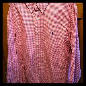 Men’s Long Sleeve Polo Button up